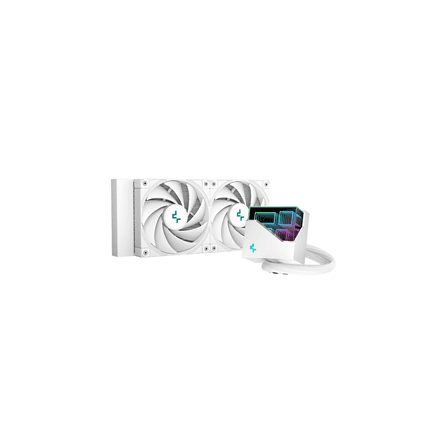 Deepcool LT520 жидкостное охлаждение 240 мм, белое, Intel/AMD