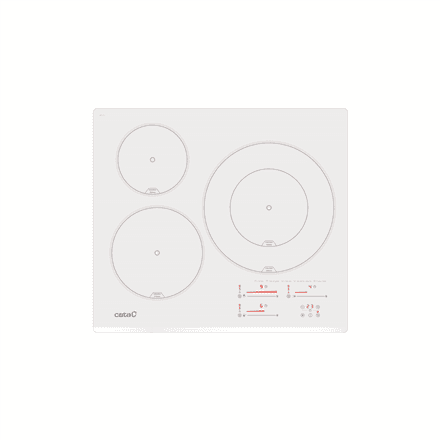 CATA INSB 6030 WH induction hob, 3 zones, white