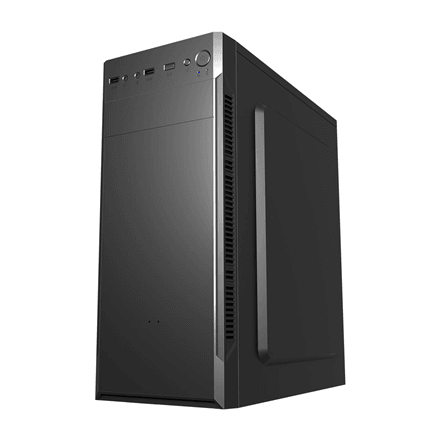 FSP CMT160 ATX Mid-Tower arvutikorpus must