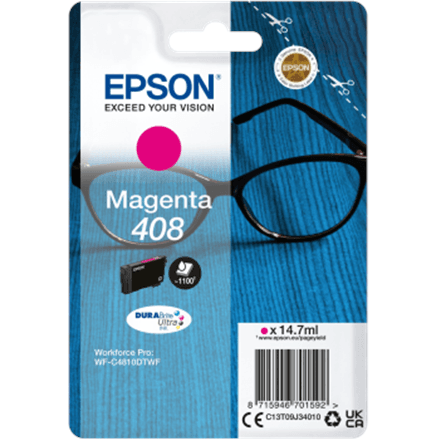 Epson DURABrite Ultra 408L пурпурный картридж для принтера
