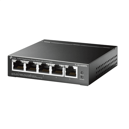 TP-LINK TL-SG105MPE 5-Port Gigabit Smart Switch PoE+