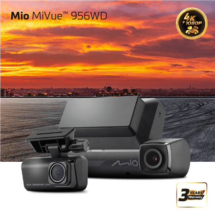 Mio MiVue 956WD pardakaamera 2,7″ ekraani, GPS-i ja Wi-Fi-ga