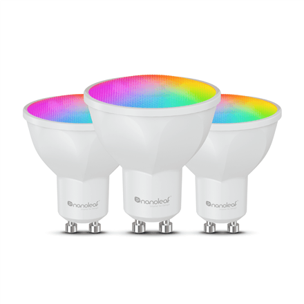 Nanoleaf Essentials Matter Wi-Fi nutika valgustuled GU10 RGBCW 3tk