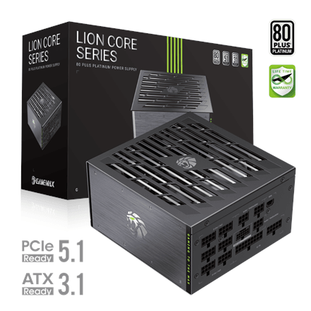 Gamemax LION CORE 1200P 1200W блок питания Platinum
