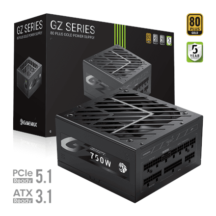 Gamemax GZ 750G 750W Gold Modular Power Supply