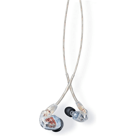 Shure SE535 Clear kõrvaklapid – kolmvõimendusega muusika