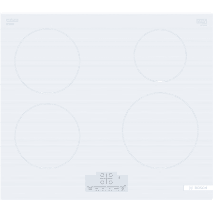 Bosch PUE612BB1J 4-zone induction hob white
