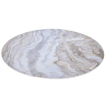 Arozzi Zona Round Floor Pad White Marble Gaming Chair Mat