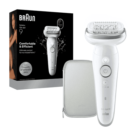 Braun Silk-epil 9 SES9-000 epilator, 40 tweezers, 50 min, 2 speeds