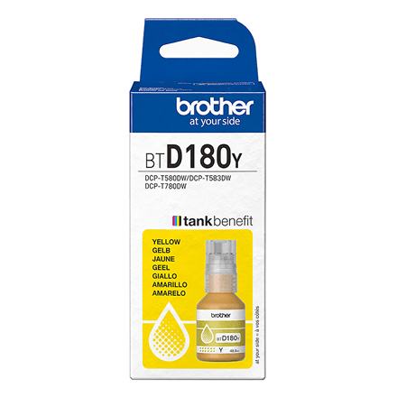 Brother BTD180Y kollane tindikassett 5000 lk