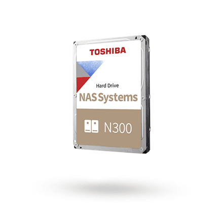 Toshiba N300 NAS 14 TB kõvaketas 3,5″ SATA, 7200 p/min