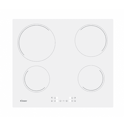 Candy CH64CCW 4-zone vitroceramic hob white