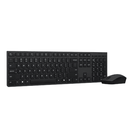 Lenovo Professional Wireless Rechargeable Combo klaviatuur ja hiir