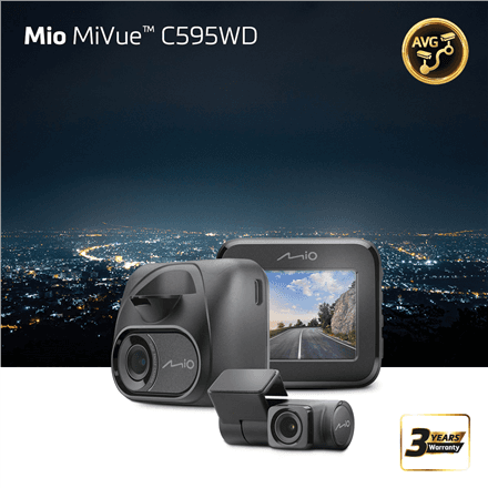 Mio MiVue C595WD Full HD pardakaamera STARVIS sensori ja GPS-iga