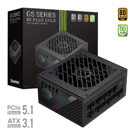 Gamemax GS 850G 850W SFX täismodulaarne toiteplokk