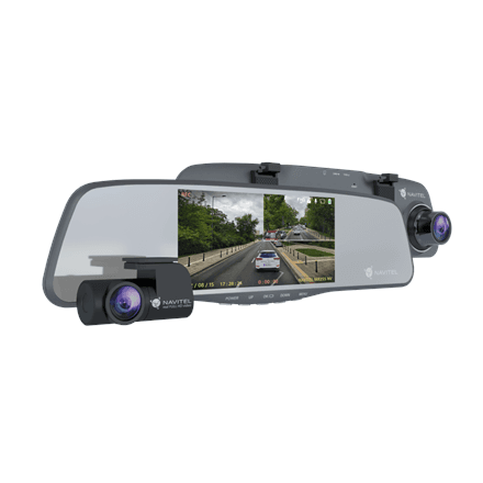 Navitel MR255 NV rear-view mirror dash cam, 5″ IPS screen, night vision