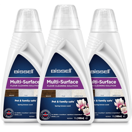 Bissell MultiSurface Detergent Trio Pack 1000ml