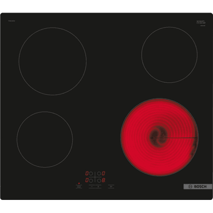 Bosch PKE611BA2E Series 4 Vitroceramic Hob 60cm Black