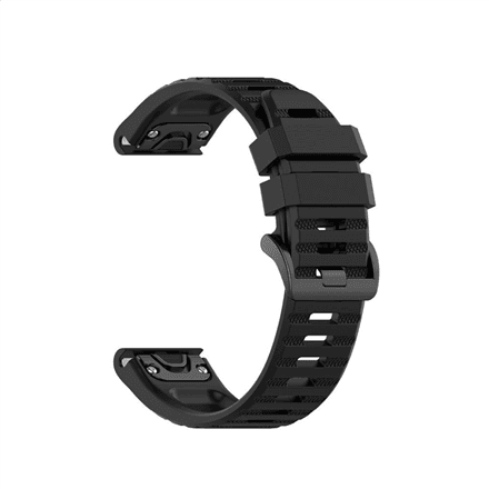 FIXED silicone strap for Garmin QuickFit 26mm, black