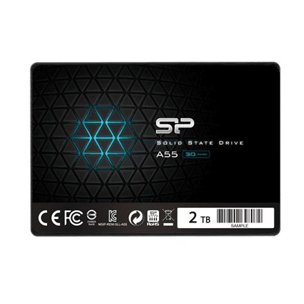 SSD Silicon Power Ace A55 2 ТБ, 2,5 дюйма SATA III, 500 МБ/с