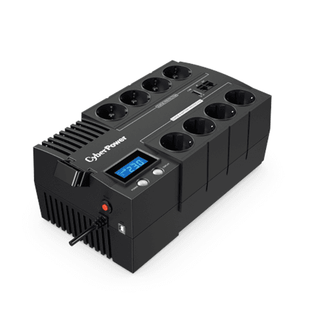 ИБП CyberPower BR1000ELCD, 1000 ВА / 600 Вт, LCD