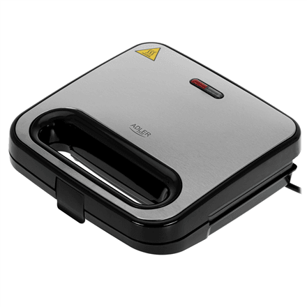 Adler AD 3076 Sandwich Maker 1000W Black/Silver