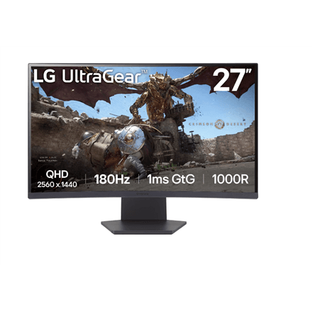 LG 27GS60QC-B 27" QHD монитор 180 Hz