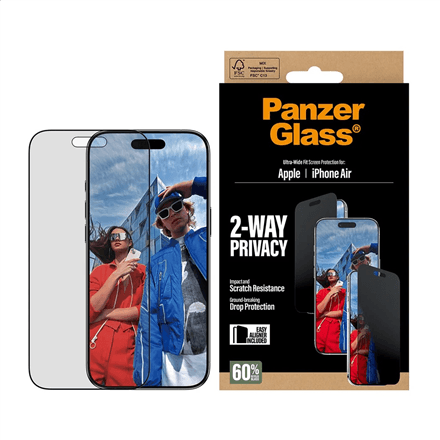 PanzerGlass Ultra-Wide Fit защитное стекло для iPhone Air, арт. PG74944