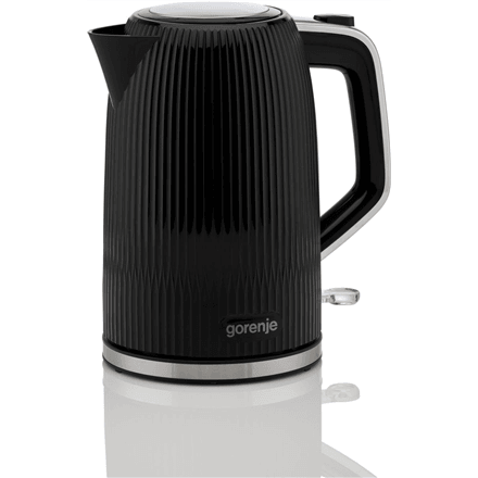 Gorenje K17DPB | Kettle | Electric | 1.7 L | 2200 W | Plastic/Stainless steel | 360° rotational base | Black