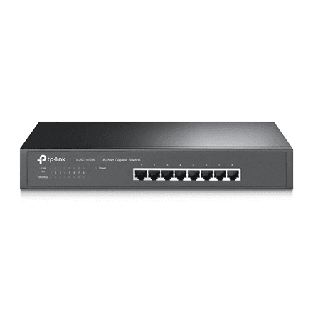 TP-Link TL-SG1008 haldamata võrgulüliti, 8x Gigabit RJ-45, lauale või racki