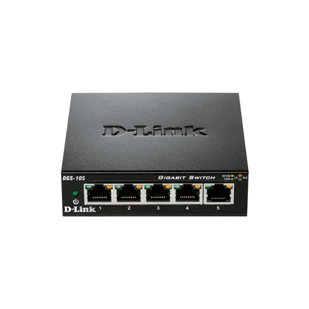 D-Link DGS-105/E 5-pordi Gigabit võrgulüliti