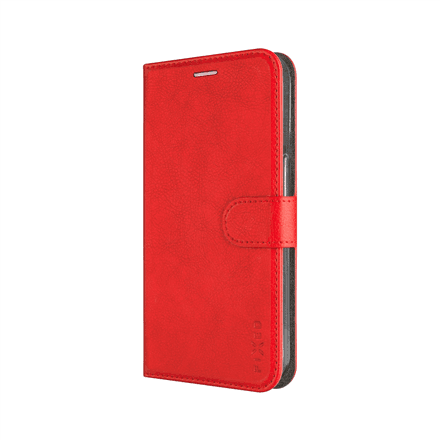 FIXED Opus book case for Galaxy A57 5G, synthetic leather, red