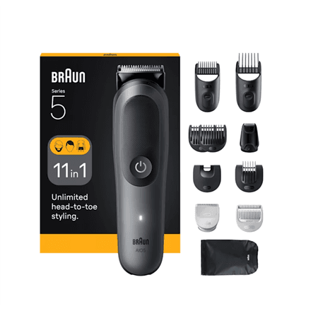 Braun AIO5560 11-in-1 juukselõikusmasin, juustelõikur