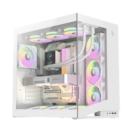 Gamemax NEX C56 WH ATX arvutikorpus