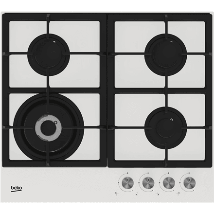 BEKO HILW64225SW 4-burner gas hob white