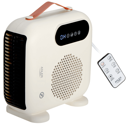 Adler AD 7756 LED Fan Heater 2000W with Remote Control