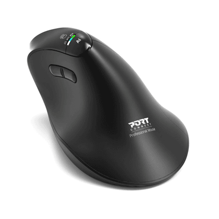PORT CONNECT ERGO AUDITOR Wireless Mouse | Bluetooth, 2.4 GHz