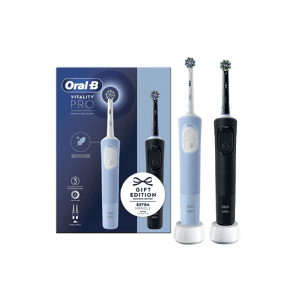Oral-B Vitality Pro electric toothbrush duo pack, 2 brushes
