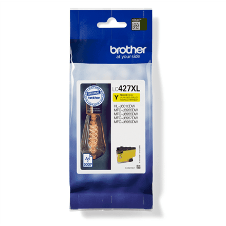Brother LC427XLY kollane tindikassett