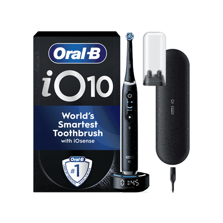 Oral-B iO10 electric toothbrush, 7 modes, black Booster