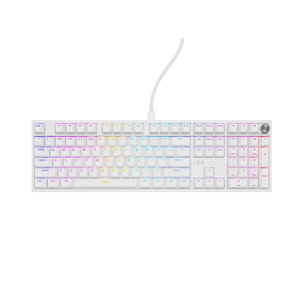 Genesis Thor 404 Gateron Yellow Pro mehaanilised klaviatuurid