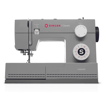 Singer HD6335M Denim sewing machine, 32 stitch patterns, for denim, grey