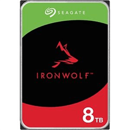 IronWolf ST8000VN004 8 TB NAS-kõvaketas 3,5″ SATA, 7200 p/min