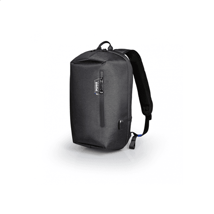 Port Designs San Francisco Laptop Backpack 15.6" Grey with USB Port