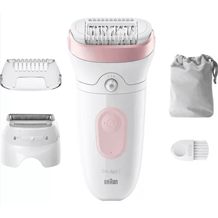 Braun Silk-epil 7 SE7030 epilator, 40 tweezers, 2 speeds, Wet & Dry