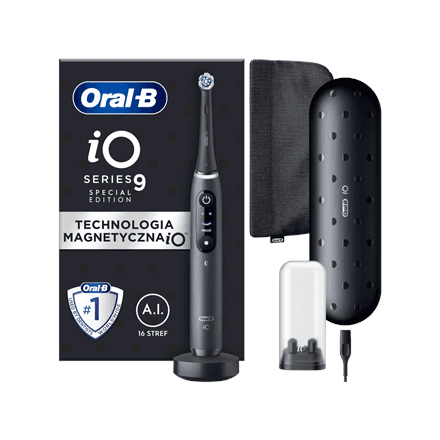 Oral-B iO9 electric toothbrush, 7 modes, black special edition