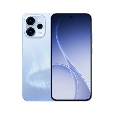 OPPO Reno15 FS 5G 512GB 8GB RAM Aurora Blue smartphone