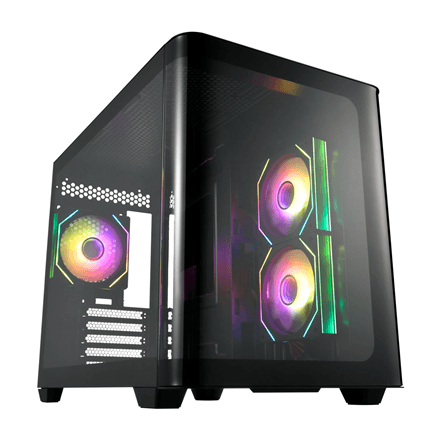 FSP S380 Mid Tower Black компьютерный корпус