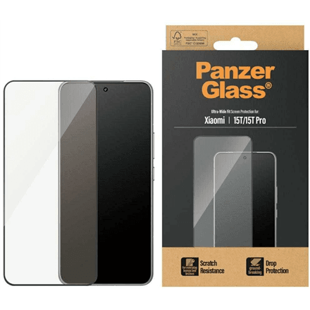PanzerGlass Ultra-Wide Fit screen protector for Xiaomi 15T / 15T Pro