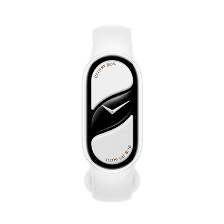Xiaomi Smart Band 10 Ceramic Edition fitness band with AMOLED screen, Pearl White